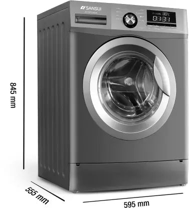 Sansui 7 kg Steam Wash Fully Automatic Front Load Washing Machine with In-built Heater Grey  (JSX70FFL-2022C) (OPEN BOX) Sansui 7 kg Steam Wash Fully Automatic Front Load Washing Machine with In-built Heater Grey  (JSX70FFL-2022C) (OPEN BOX)